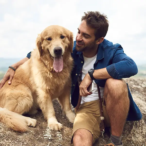 Markus M. mit Rocky